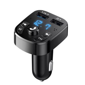 3.1A Fast Car Charger with Bluetooth 5.0 and Dual USB Ports