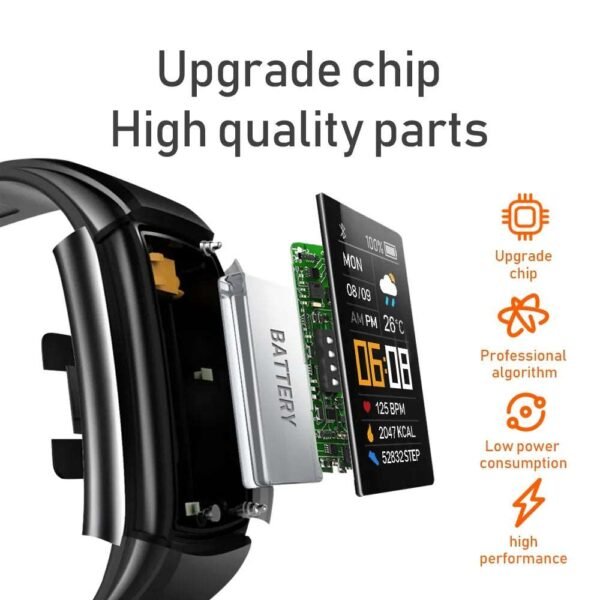 Waterproof Smart Wristband - Fitness Tracker with Heart Rate Monitor