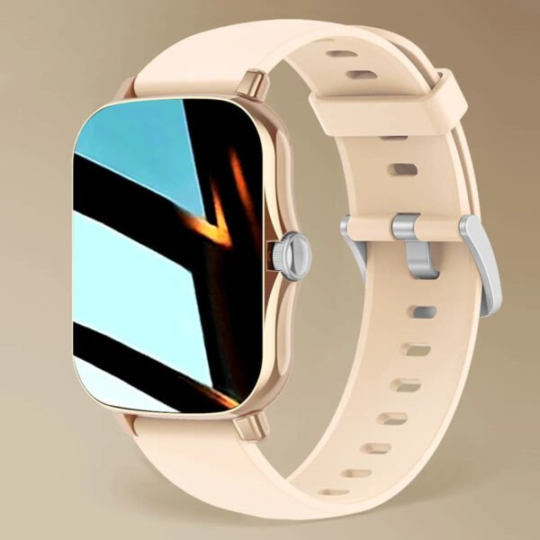 Square Dial Fitness Tracker Watch - Heart Rate, Blood Pressure, Multi Sports Modes
