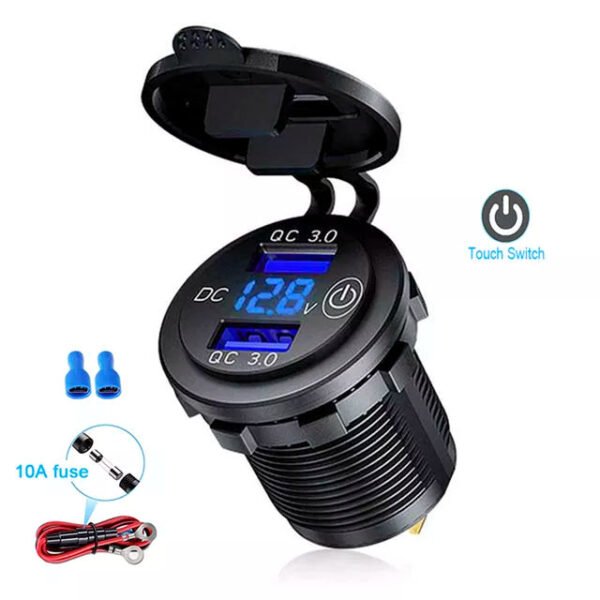 Quick 3.0 Dual USB Car Charger - Fast Charging for Phones & Tablets