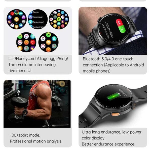 Smart Body Temperature Monitoring Watch | Fitness Tracker