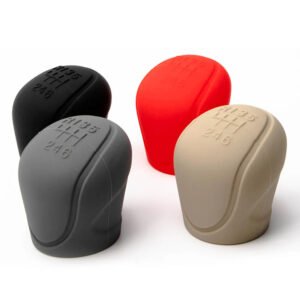 Silicone Gear Shift Knob Cover - Protects car gear with non-slip design.