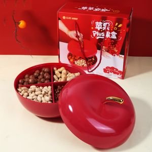 Apple-shaped Fruit Creative New Chinese-style Dried Fruit And Candy Box