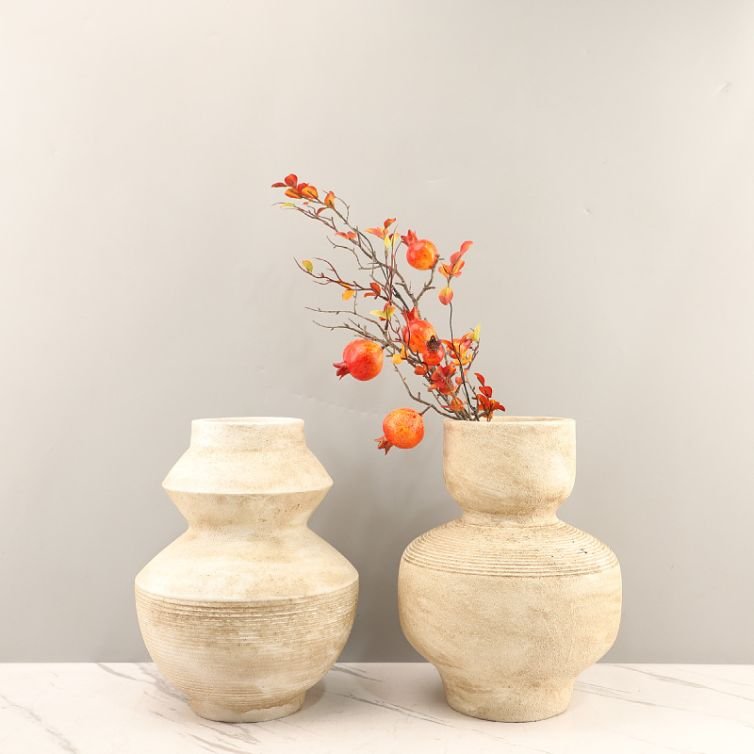 Minimalist Light-Luxury Retro Geometric Resin Dried Flowers