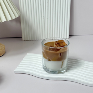 Coffee scented candle-Coffee color-Random aroma-Mixed wax