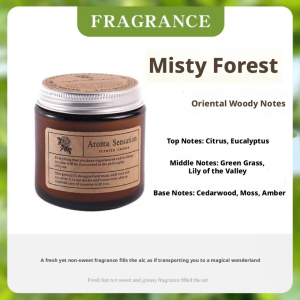 Vegetable oil scented candle-Misty forest-Vegetable wax