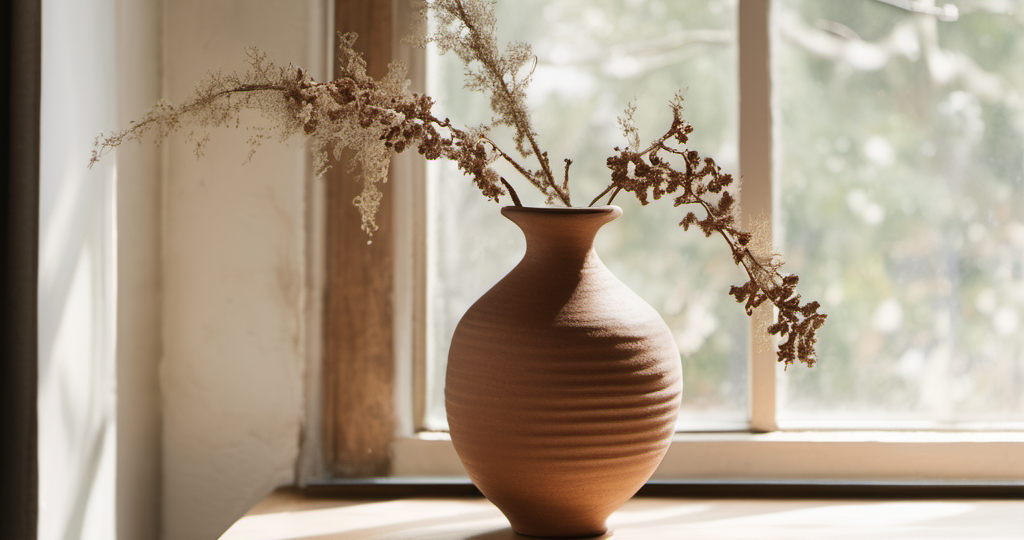 How to Style a Handmade Ceramic Vase (Even When It's Empty)