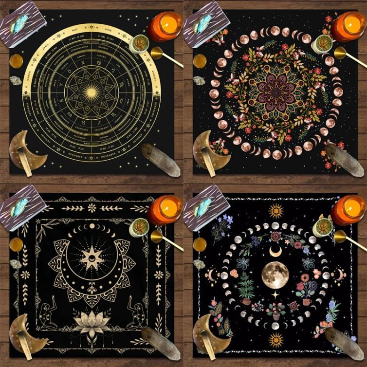Tarot & Mandala Altar Cloth